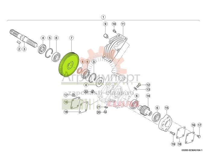 0006609790 CLAAS КОЛЕСО ЗУБЧАТОЕ 0006609790 CLAAS КОЛЕСО ЗУБЧАТОЕ
