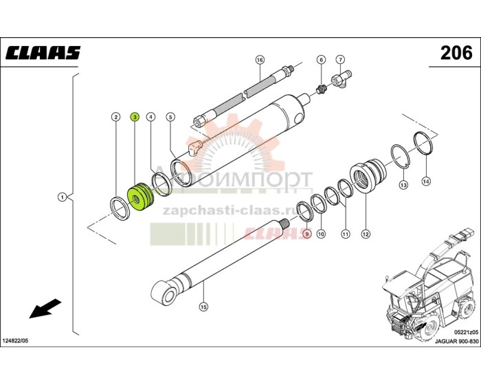 0000859060 CLAAS ПОРШЕНЬ