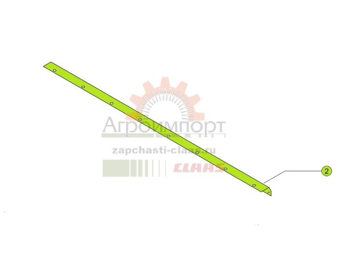 ДЕРЖАТЕЛЬ 1.5X112X1530 , Claas 0006634200 ДЕРЖАТЕЛЬ 1.5X112X1530 , Claas 0006634200
