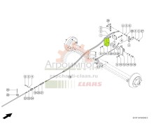0005629412 CLAAS ОПОРА ЛЕВАЯ