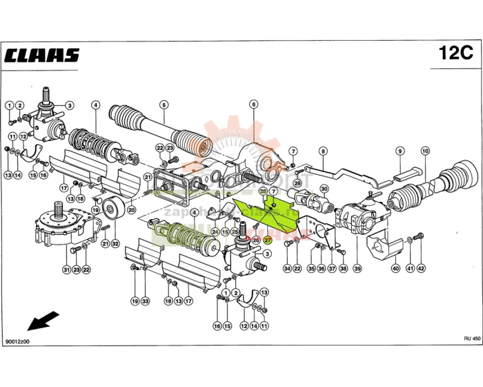 0009968760 Claas Защита 0009968760 Claas Защита