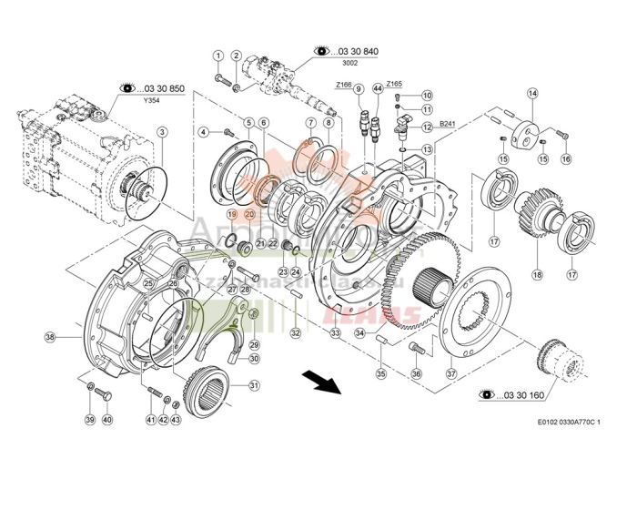 0006646300 CLAAS РЕДУКТОР 0006646300 CLAAS РЕДУКТОР