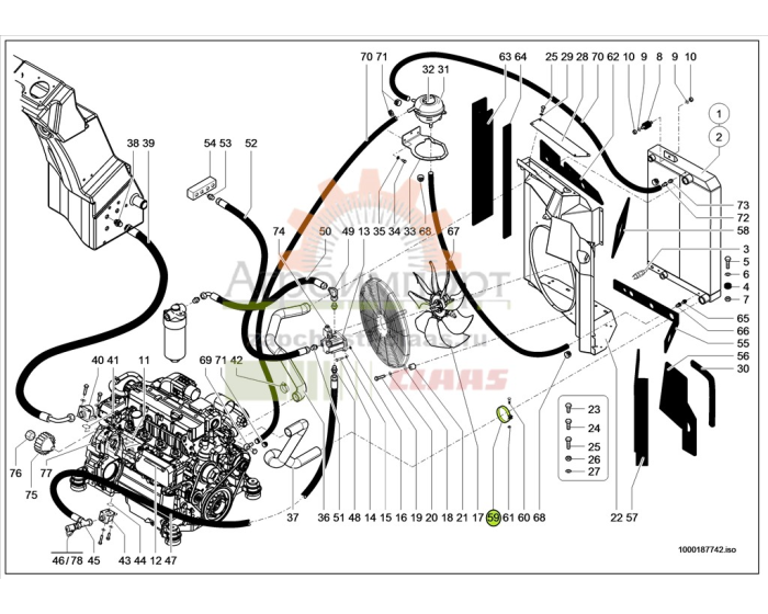 0013014420 Claas ХОМУТ 0013014420 Claas ХОМУТ