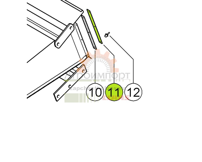 ШИНА Claas 0006471380 ШИНА Claas 0006471380