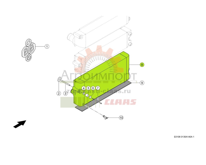 0007990130 CLAAS РАДИАТОР 0007990130 CLAAS РАДИАТОР