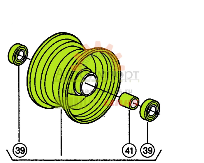 0009564670 Claas Колесо дисковое