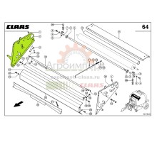 0008600241 CLAAS ЩИТОК БОКОВОЙ