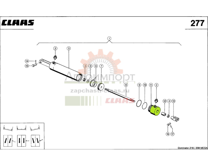 ГОЛОВКА ЦИЛИНДРА Claas 0006437870