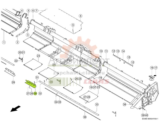 0005242380 CLAAS СКРЕБОК 0005242380 CLAAS СКРЕБОК