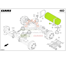 0009698290 CLAAS РЕСИВЕР