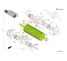 0001305493 CLAAS ВАЛИК СМОНТ.