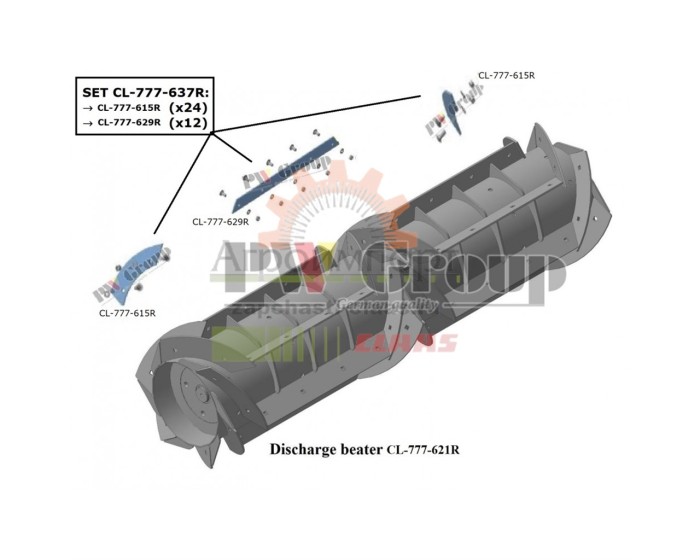 0007776290 CLAAS КПЛ.ЗАПЧАСТЕЙ 0007776290 CLAAS КПЛ.ЗАПЧАСТЕЙ