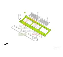 0005502030 CLAAS РАМА ПРЕДВАРИТЕЛЬНОГО ПОДБАРАБАНЬЯ