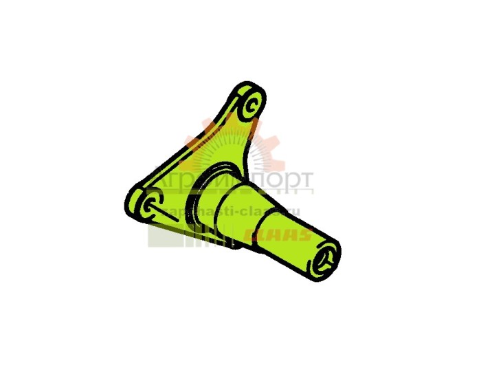 0007542890 CLAAS ЦАПФА ЛЕВАЯ 0007542890 CLAAS ЦАПФА ЛЕВАЯ