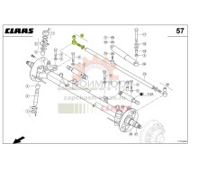 0008644890 CLAAS ПОДШИПНИК ШАРНИР.