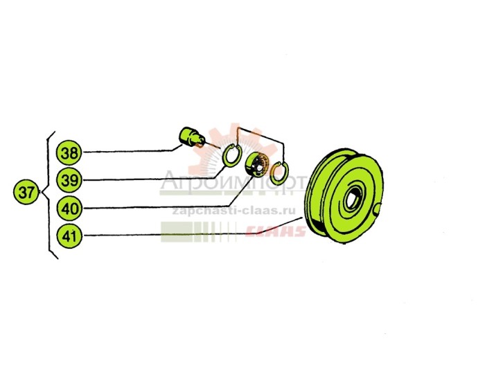 0006613570 Claas Волик натяж 0006613570 Claas Волик натяж