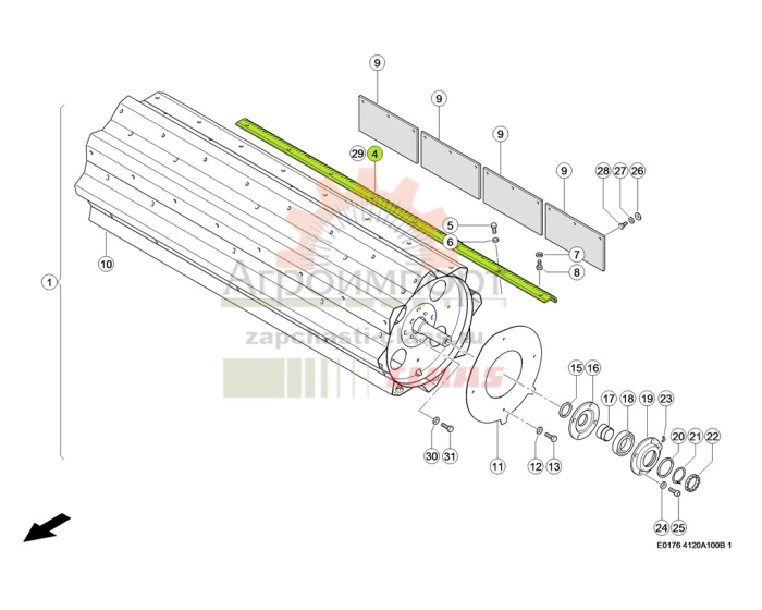 0005088360 Claas КОМПЛЕКТ БИТЕРОВ 0005088360 Claas КОМПЛЕКТ БИТЕРОВ