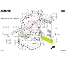0000774240 CLAAS НОЖКА РАДИАТОРА
