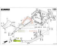 0009961850 CLAAS ДЕРЖАТЕЛЬ ЛЕВЫЙ