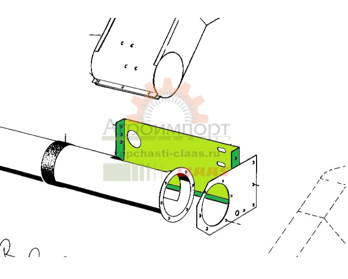 ПЛАСТИНА ОПОРНАЯ Claas 000605327.8