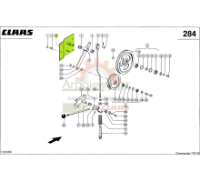 0000617510 CLAAS ДЕРЖАТЕЛЬ