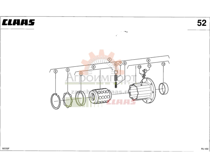 0009910360 Claas МУФТА БЕЗОПАСНАЯ