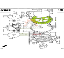 0009915972 Claas ШАЙБА ПИТАТЕЛЯ