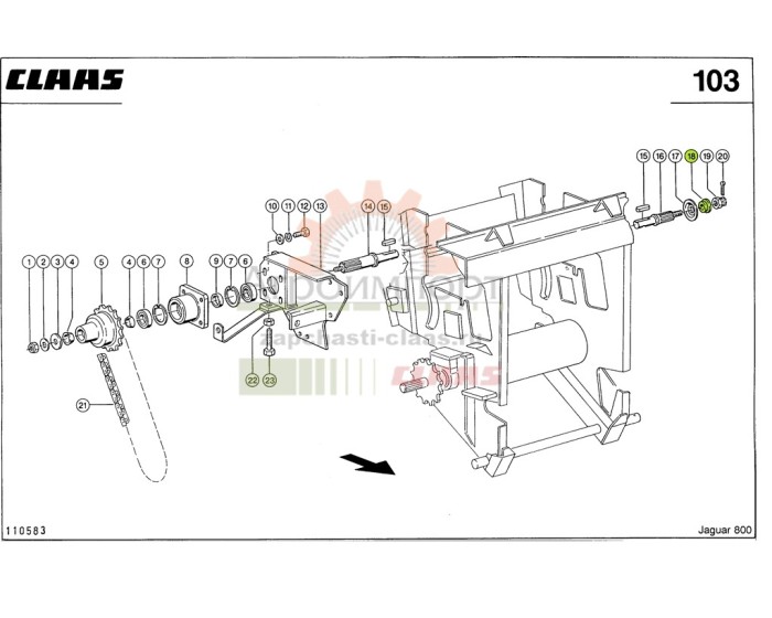 0009806340 CLAAS ВТУЛКА ЦЕНТРИР. 0009806340 CLAAS ВТУЛКА ЦЕНТРИР.