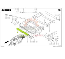 0008561080 CLAAS РОЛИК НАТЯЖНОЙ