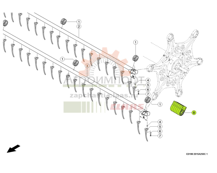 0003846700 Claas ПОДШИПНИК 0003846700 Claas ПОДШИПНИК