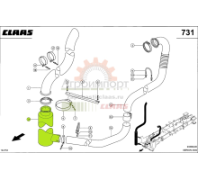 0005810400 CLAAS ГЛУШИТЕЛЬ