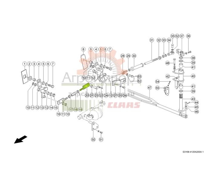 0007774170 CLAAS ПЛАСТИНА 0007774170 CLAAS ПЛАСТИНА