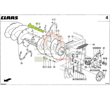 0009966431 Claas ПЛАНКА ПИТАТЕЛЯ