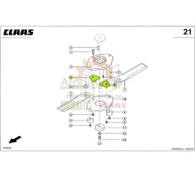 0009951721 CLAAS ФАСОННАЯ ДЕТАЛЬ