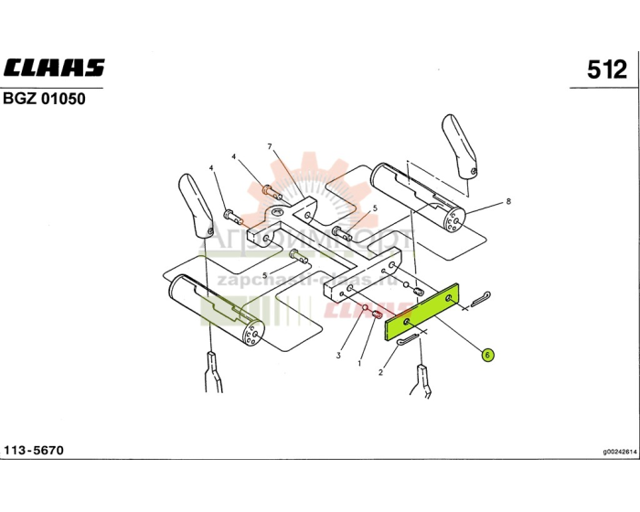 0003606000 CLAAS КОЛЬЦО СТОПОРНОЕ 0003606000 CLAAS КОЛЬЦО СТОПОРНОЕ
