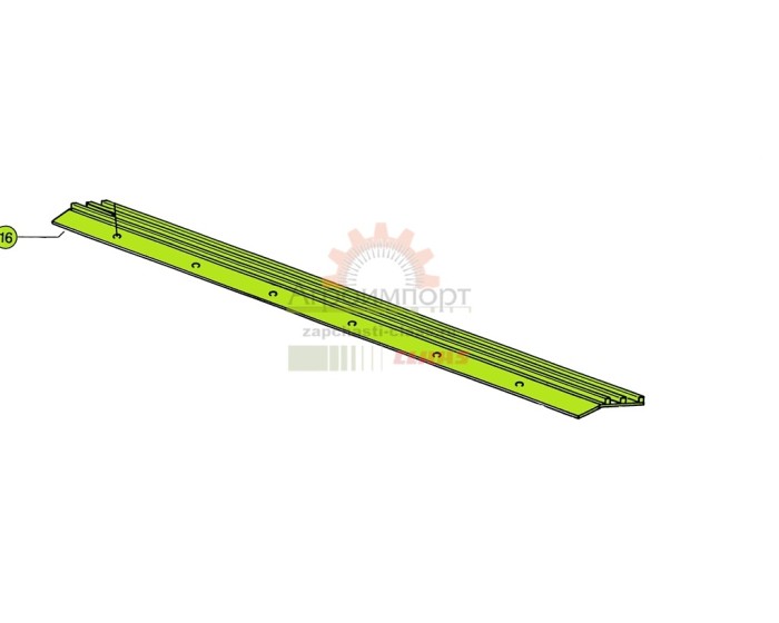 СЕГМЕНТ МОЛОТИЛ. Claas 0006638520 СЕГМЕНТ МОЛОТИЛ. Claas 0006638520