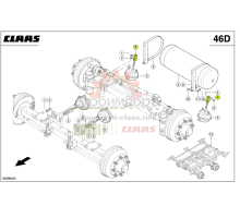 0001396950 CLAAS ВИЛКА