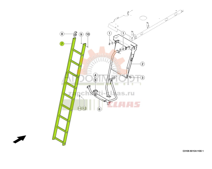 0005486630 Claas средство подъема