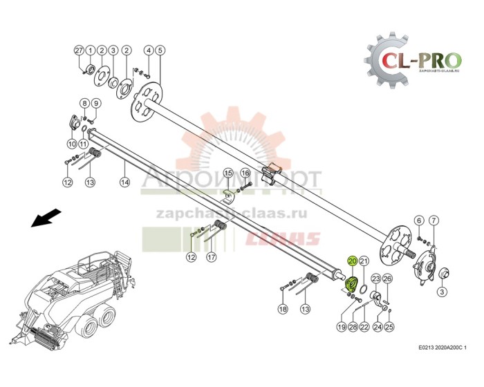0013124632 Claas фланец 0013124632 Claas фланец