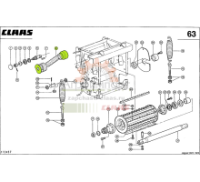 0009870411 Claas ВАЛ КАРДАННЫЙ