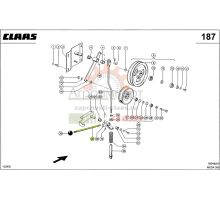 0000617592 CLAAS РЫЧАГ