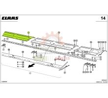 0007653461 CLAAS ЩИТОК НАПРАВЛЯЮЩ.