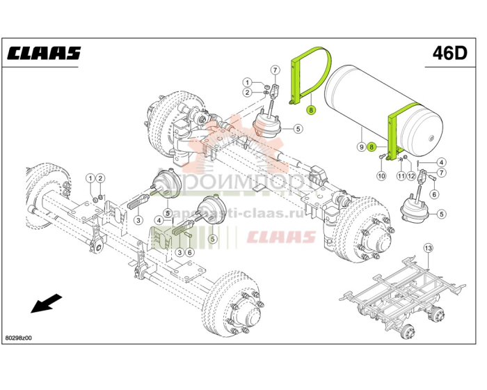 0007982680 CLAAS КРЕПЛЕНИЕ