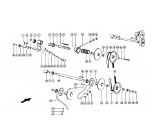 Вариатор мотовила жатки (3.9-9 м) комбайна CLAAS Lexion