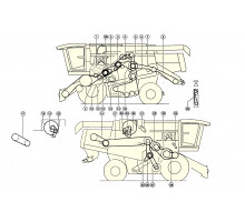Элементы привода комбайна CLAAS Lexion 470