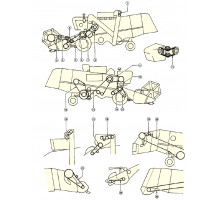 Элементы привода комбайна CLAAS Mercur