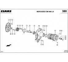 Механические редукторы Claas Mega 380