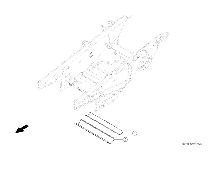 Корпус CLAAS Tucano 420-430 Корпус CLAAS Tucano 420-430