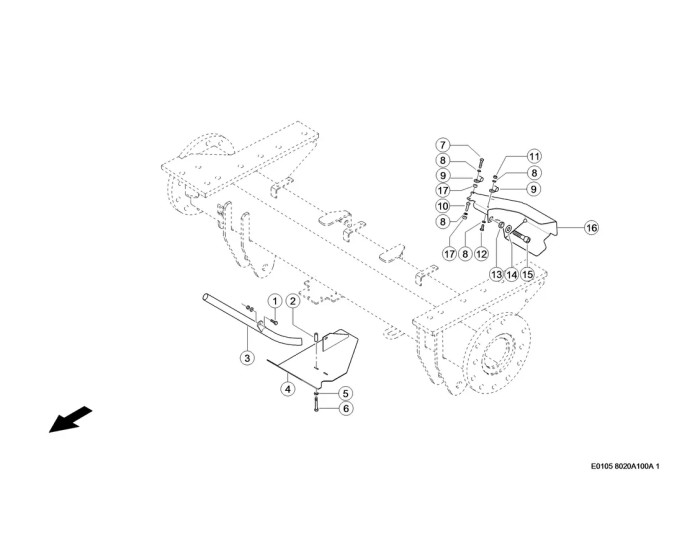 Защитная Дуга CLAAS Tucano 420-430 Защитная Дуга CLAAS Tucano 420-430