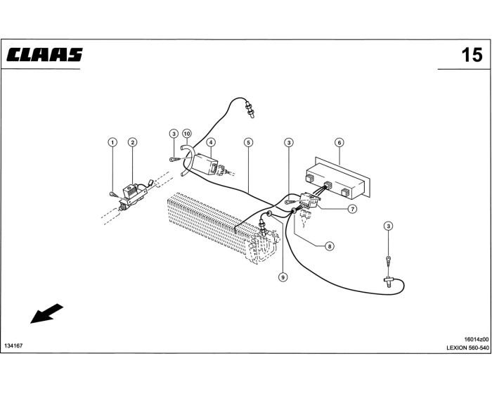 Климатконтроль CLAAS Lexion 540-560